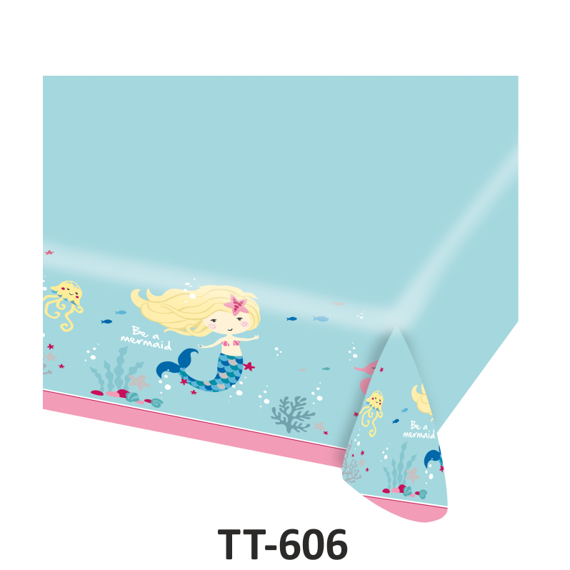 Ballon-Müller AG - Art. TT-606 TT-606, amscan,Tischtuch, mermaid, Anagram, Meerjungfrau, Nixe,Party,Geburtstag,Tischware,Tischdecke