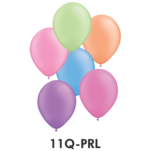 Ballon-Müller AG - Art. 11Q-PRL 11Q-PRL,Latex,Naturkautschuk,pearl,perl,Mischung,bunt,Qualatex